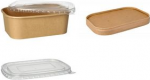 PAPSTAR Verpackungsbecher pure, 750 ml, braun aus Pappe, FSC-zertifiziert, rechteckig, passende - 1 St&uuml;ck (88819)