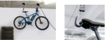 FISCHER Fahrrad-Lift PROFIPLUS, Tragkraft: 57 kg, schwarz f&uuml;r alle g&auml;ngigen Fahrr&auml;der und E-Bikes geeignet, dank - 1 St&uuml;ck (50387)