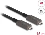 Aktyvus optinis USB-C laidas vaizdo, duomenų ir maitinimo perdavimui DeLOCK 84179 15 m