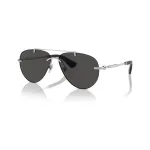 Burberry BE31511316876 moteri&scaron;ki pilotiniai akiniai nuo saulės, auksinio rėmo, rudi gradientiniai lę&scaron;iai, 60 mm
