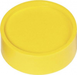 Rund-Magnet &Oslash;3,4cm gelb 10St (61733-13)