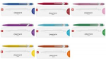 CARAN D'ACHE Druckkugelschreiber 849 Colormat-X, rosa Strichst&auml;rke: M, Strichfarbe: blau, sechseckiger Schaft - 1 St&uuml;ck (849.591)