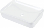 Ceramic countertop washbasin - 60x40 cm