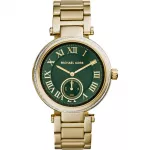 Michael Kors MK6065 Moteri&scaron;kas Rožinio Aukso Spalvos Nerūdijančio Plieno Chronografinis Laikrodis 40mm