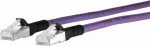 METZ CONNECT 1308451009-E Cat6a S/FTP tinklo kabelis, 1 m, violetinės spalvos