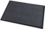 PAPERFLOW Schmutzfangmatte Super Budget (B)900 x (T)600 mm Farbe: grau, aus hochwertigem Polypropylen, Verlours-Optik, - 1 St&uuml;ck (12TSB60X90.02)