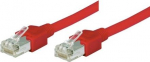 Patchkabel SF/UTP, Cat 5e, rot, 20,0 m halogenfrei, mit Draka-Kabel und Hirosesteckern TM11 (bisherige Bezeichnung S/FTP) (71320R)