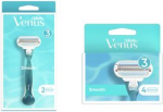 Gillette for Women Venus Ersatzklingen Smooth, 4er Pack langlebiges Klingendesign, 3 Klingen f&uuml;r eine schnelle - 1 St&uuml;ck (7702018600458)
