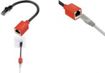 Logilink Professional - Netzwerkverl&auml;ngerungskabel - RJ-45 (M) zu RJ-45 (W) - 20 cm - SFTP - CAT 6a - halogenfrei, ohne Haken - Schwarz / Rot (NP0079N)