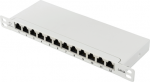 Renkforce RF-4996628 12 Port Patch-Panel 254 mm (10) CAT 6a 0.5 HE Grau Best&uuml;ckt (RF-4996628)