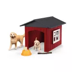 &Scaron;unų namelis su auksaspalviu retriveriu Schleich FARM WORLD