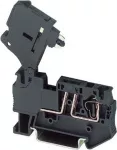 Phoenix Contact ST 4-HESILA 250 (5X20) Juodas saugiklio gnybtas su spyruokliniu mechanizmu, 1 vnt.