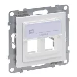 Legrand 765602 dengiamoji plok&scaron;telė / jungiklio apvadas balta