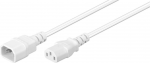 Microconnect PE040610W Stromkabel Wei&szlig; 1 m C14-Koppler C13-Koppler (PE040610W)