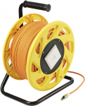 Renkforce RJ45 Netzwerk Verl&auml;ngerungskabelCat.7a Rohkabel S/FTP 90 m Orange Halogenfrei (RF-5264736)