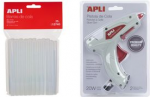 agipa Klebepatrone, Durchmesser: 7,5 mm, L&auml;nge: 100 mm transparent, f&uuml;r Klebepistole agipa, in Beutelverpackung - 1 St&uuml;ck (13740)