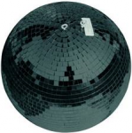 Eurolite Spiegelkugel 30cm schwarz Discokugel (50120058)