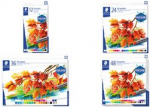 STAEDTLER &Ouml;l-Pastellkreide karat, 12er Kartonetui wasserfest, bruchfest, papierumwickelt, Durchmesser: 11 mm (2420 C12)