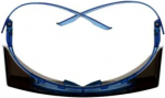 3M SecureFit 3700 - Sicherheitsbrille - Montagearbeit - Bau-/Renovierungsarbeiten - Die Arbeit mit Chemikalien - Beide Geschlechter - Blau - Grau - Polycarbonat (SF3702SGAF-BLU)