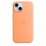 Apple iPhone 15 Silicone Case with MagSafe &ndash; Oranžinis sorbetas