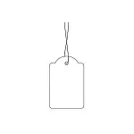 Kainų etiketės su virvute HERMA 6933 18x28 mm, baltos, 1000 vnt.