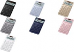 Casio JW-200SC - Desktop-Taschenrechner - 12 Stellen - Solarpanel, Batterie - wei&szlig; (JW-200SC-WE)
