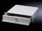 Rittal Rack Storage Drawer 7282.035 - 1U 19 colių stalčius, &scaron;viesiai pilkas (RAL 7035)