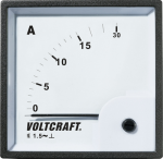 Voltcraft AM-72X72/15A Analog-Einbaumessger&auml;t AM-72X72/15A 15 A Dreheisen (AM-72X72/15A)
