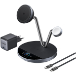 Anker Prime Wireless Charging Station Qi2.2 25W wireles charging (3-in-1, MagGo, AirCool, Dock Stand) PSU added