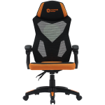 Canyon MCH02 - Wave - gaming chair with mesh back - black-orange