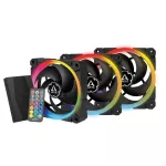 ARCTIC BioniX P120 A-RGB 120 mm slėgiui optimizuotas ventiliatorius su A-RGB