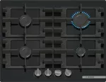 Bosch Serie 4 PNP6B6K40 dujinė kaitlentė, juoda, įmontuojama, 60 cm, 4 zonos