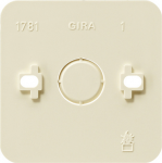 GIRA 008113 Wandplatte/Schalterabdeckung Beige (008113)