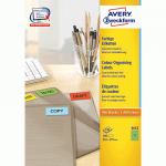 Avery - Etiketten - gr&uuml;n - A4 (210 x 297 mm) - 100 Stck. (100 Bogen x 1) (3472)