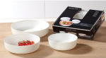 Ritzenhoff & Breker Schalen-Set FRESH, 3-teilig aus Glas, sp&uuml;lmaschinen- und ofenfest, - 1 St&uuml;ck (817607)
