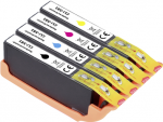 Renkforce Tinte Kombi-Pack ersetzt Canon CLI-581 BKCMY (2103C004) Kompatibel Schwarz, Cyan, Magenta, Gelb RF-I-C-CLI581BKCMY4PK RF-5718880 (RF-5718880)