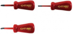 C.K Schraubendreher VDE Stubby, Schlitz, 5,5 x 45 mm gem&auml;&szlig; DIN 6090, VDE IEC 60900:2004, Klingen aus geh&auml;rtetem - 1 St&uuml;ck (T48344-055)