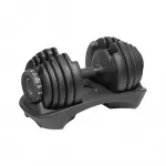 Reguliuojamas ketaus hantelis Rebel RBA-2303 &ndash; iki 24 kg, juodas, vientisas