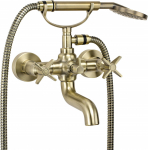 Bathtub mixer with shower set