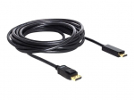 DeLOCK - Video- / Audiokabel - DisplayPort / HDMI - HDMI, 19-polig (M) - DisplayPort (M) - 5 m (82441)