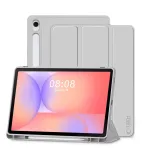Dėklas TECH-PROTECT SC Pen Folio, skirtas Samsung Galaxy Tab S9 11.0 / S9 FE / S10 FE / S10 Lite, pilkas