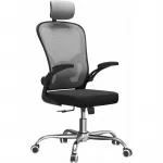 Biuro kėdė top e shop DORY SZARY &ndash; mink&scaron;ta sėdynė, tinklinis atlo&scaron;as, 650&times;620 mm, auk&scaron;tis iki 122 cm