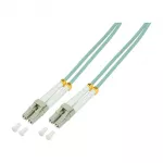 LogiLink OM3 LC/LC Duplex daugiamodis &scaron;viesolaidinis kabelis 20 m, aqua