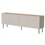 Komoda Cama Meble FELLINI 2000&times;400&times;700 mm, kaspinė spalva, aliejumi dengtas ąžuolo vir&scaron;us