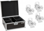 EUROLITE Set 4x LED THA-20PC TRC Theater-Spot ws + Case (20000872)