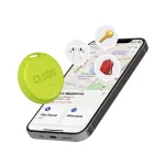 SBS Track My Circle ie&scaron;kiklis, suderinamas su Apple Find My, žalias