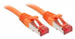 Lindy - Patch-Kabel - RJ-45 (M) - RJ-45 (M) - 20,0m - SFTP, PiMF - CAT 6e - glatt - orange (47815)