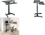 LogiLink EO0014 - Gerade - Rechteckige Form - Partikelbord - Stahl - B&uuml;ro - Schwarz (EO0014)
