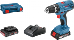 Bosch GSR 18V-21 Professional - Bohrer/Schrauber - schnurlos - 2 Geschwindigkeiten - Bohrfutterschl&uuml;ssel 13 mm - 55 N&middot;m - 2 Akkus - 18 V