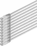 Tinklo kabelis ShiverPeaks 75712-H-SET10 CAT6 S/FTP PIMF, 10 vnt. komplektas